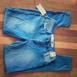 Barbell jeans, slim fit blue fade. Size 27